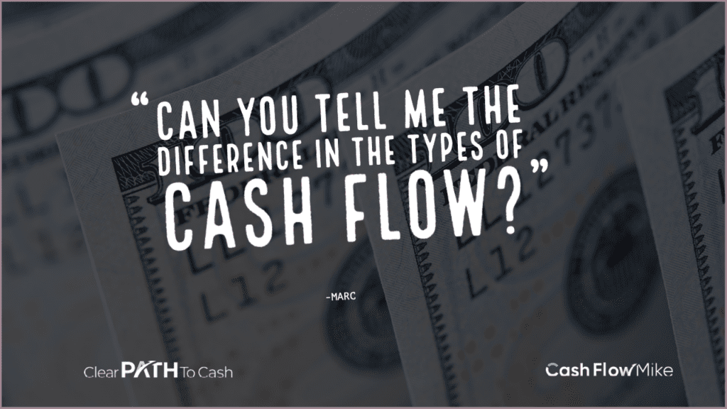 The Types of cash flow blog banner image