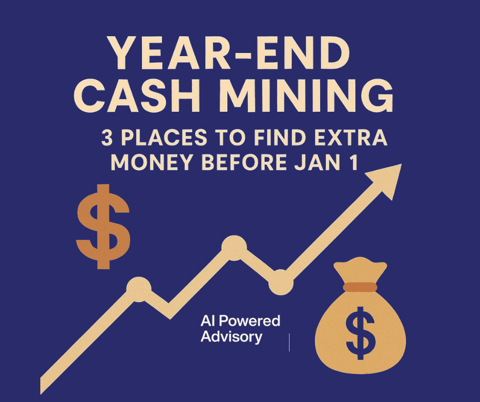 Year End Cash Mining 3 Places to Find Extra Money Before Jan 1