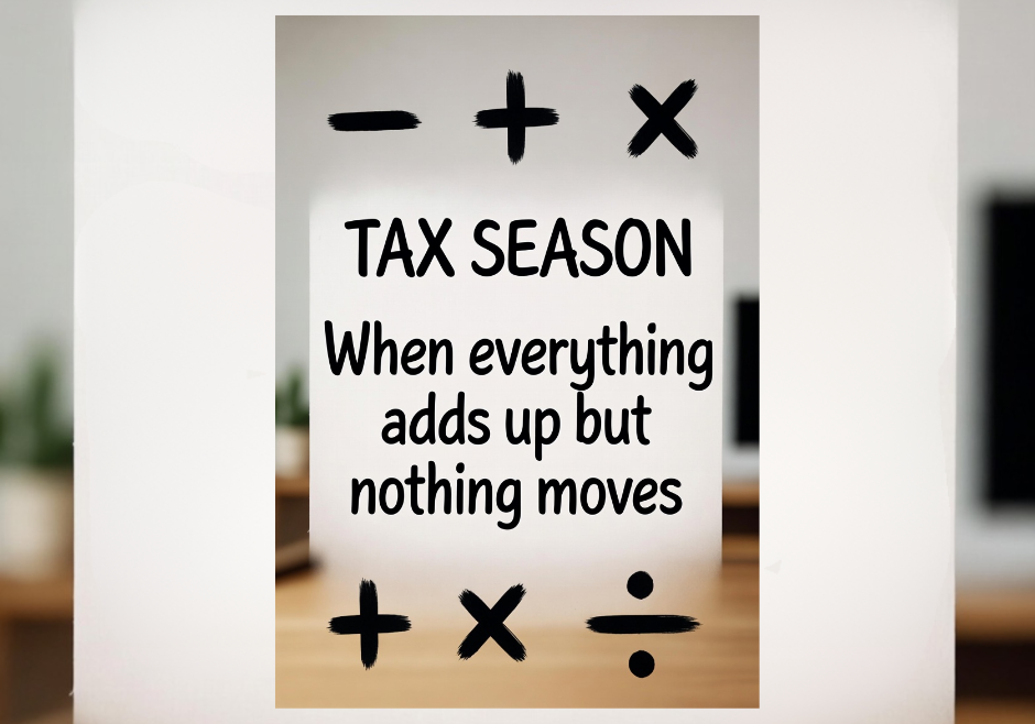 Tax Season Math When Everything Adds Up but Nothing Moves
