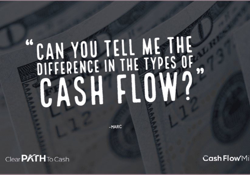 The Types of cash flow blog banner image