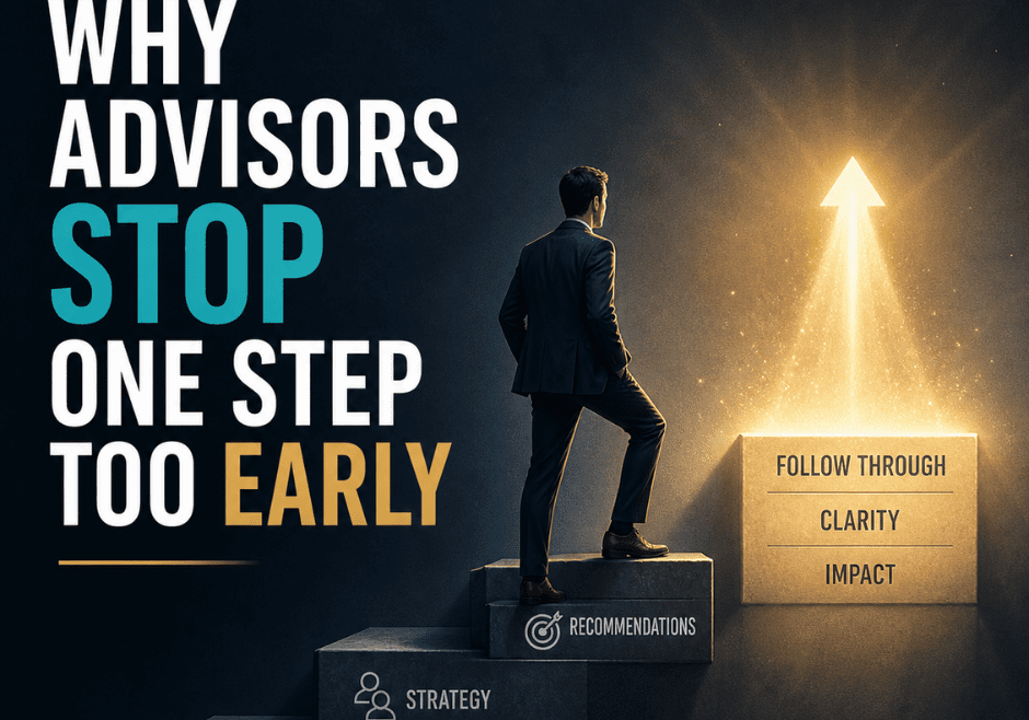 Why Advisors Stop One Step Too Early