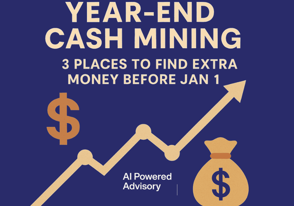 Year End Cash Mining 3 Places to Find Extra Money Before Jan 1